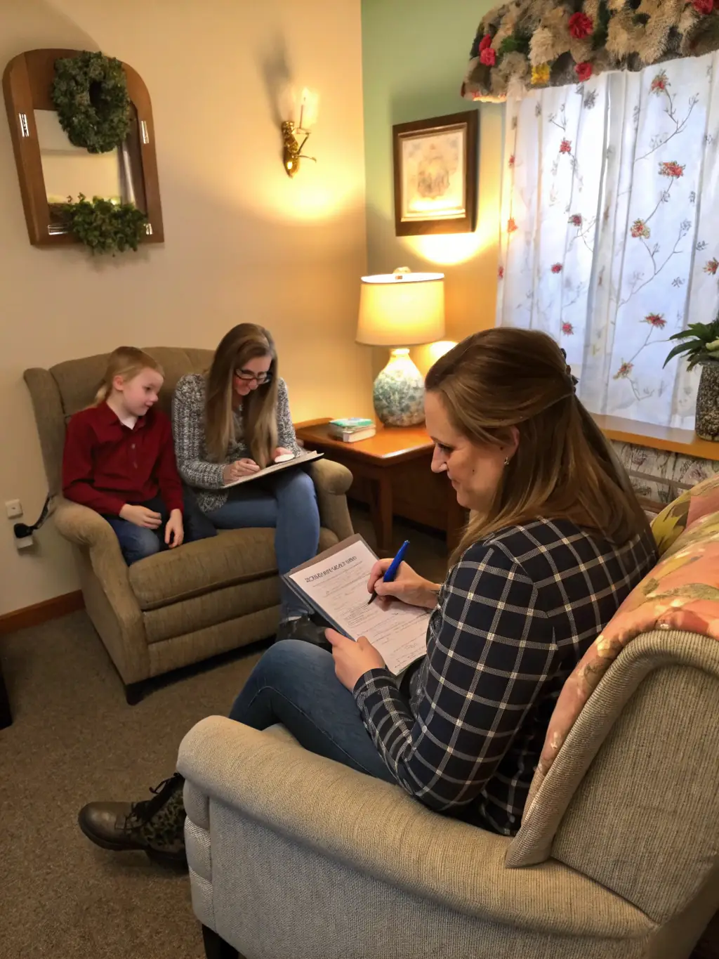 A supportive image of an adult receiving guidance and assistance from a CASP social worker, highlighting the personalized support and resources provided to help adults facing hardships.