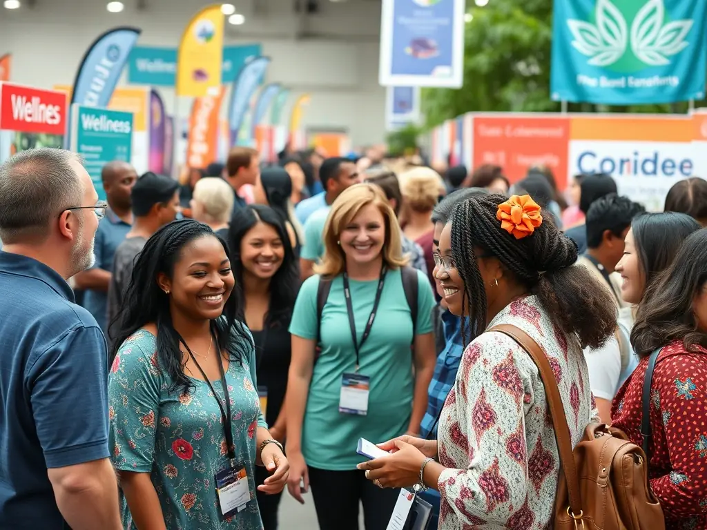 A vibrant image of a diverse group of people participating in a CASP community event, such as a cultural festival or a neighborhood cleanup. The scene is lively and inclusive, showcasing the organization's commitment to community engagement.